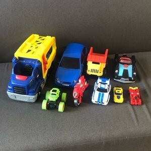 Bundle of 9 Assorted Toy Cars